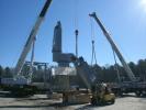 365 Ton & 70 Ton cranes lift crane house